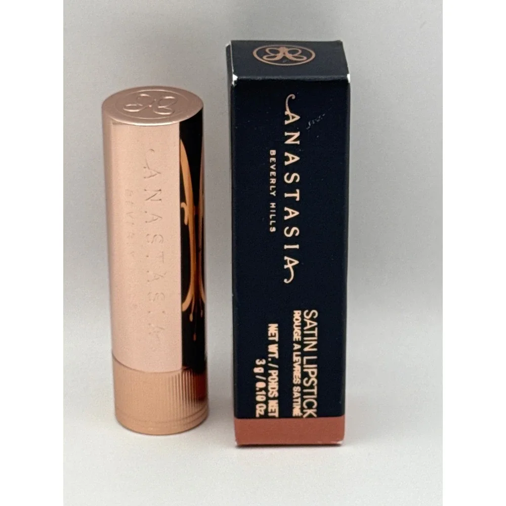 Anastasia‎ Beverly Hills Satin Lipstick Taupe Beige Full Pigment Smooth Finish
